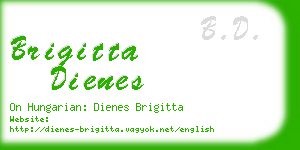 brigitta dienes business card